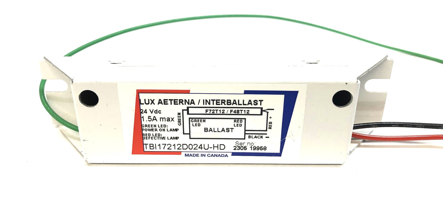 Lux Aeterna/Interballast Dome Light Ballast TBI17212D024U-HD [Lot of 2] NOS
