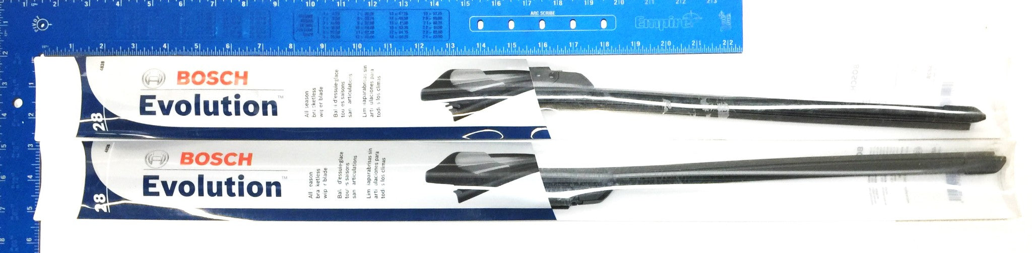 Bosch All-Season Evolution 28" Wiper Blade Set (2pcs) 3 397 008 161 (4828) NOS