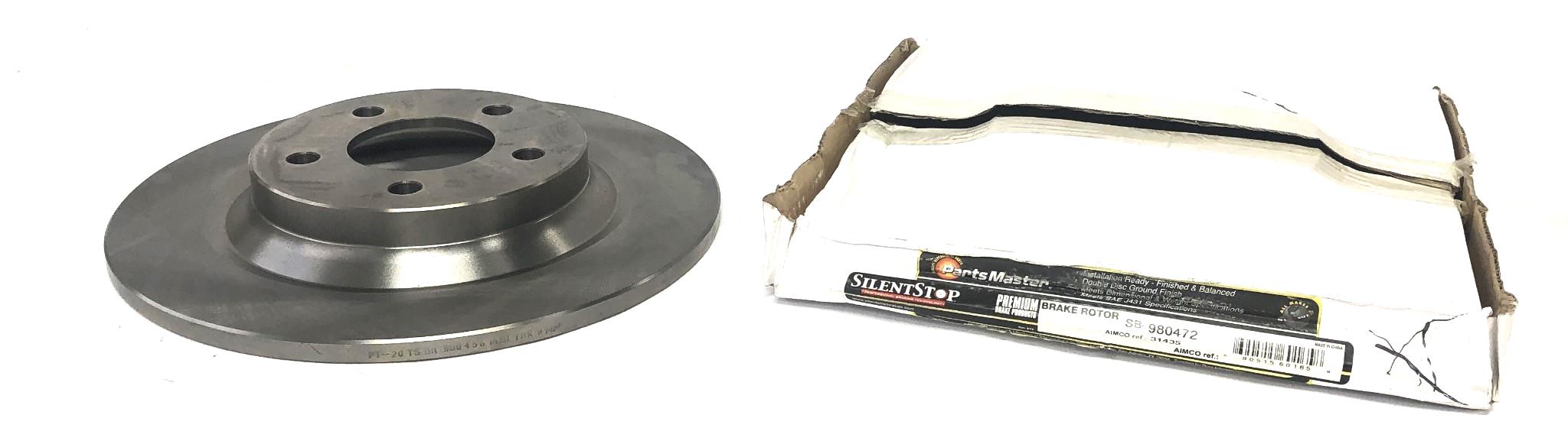 Silent Stop Parts Master Rear Brake Disc Rotor SB-980472 NOS