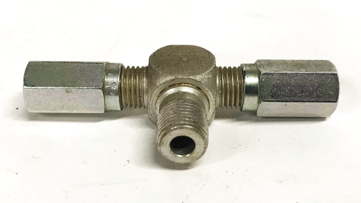 Eaton 3/8 inch x 5/16 inch Compression Fitting Tee FC2875-03 [Lot of 3] NOS