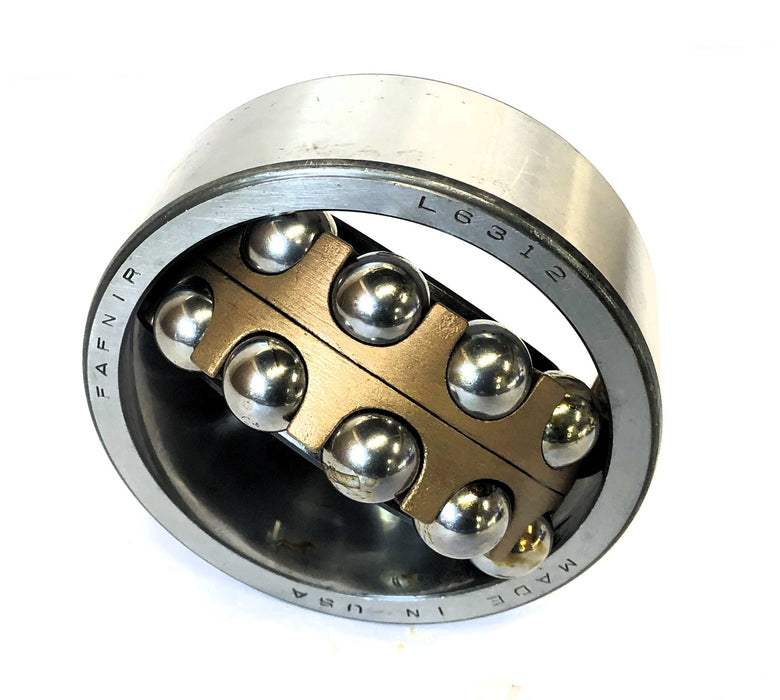 Fafnir Self Aligning Double Row Ball Bearing L6312 (L-6312-/BR) NOS