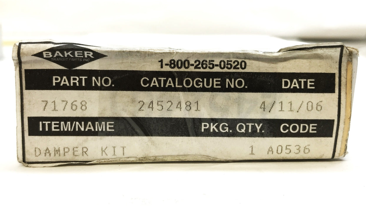 Baker Damper Repair Kit 2452481 (71768) NOS