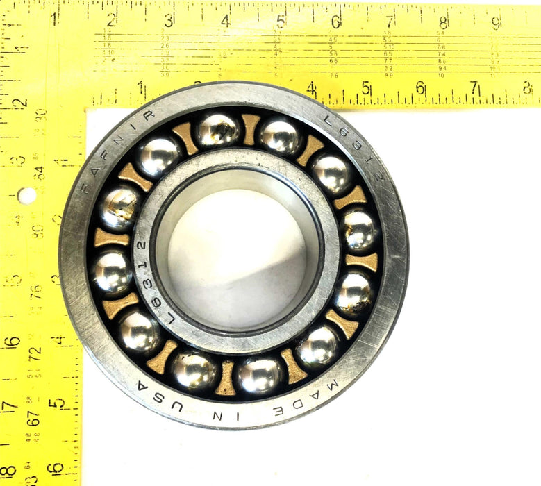 Fafnir Self Aligning Double Row Ball Bearing L6312 (L-6312-/BR) NOS