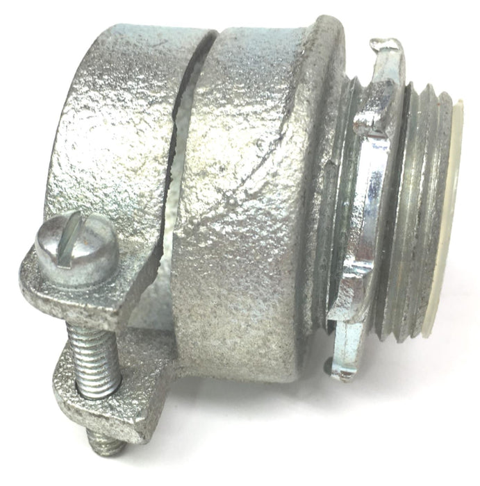 Bridgeport Insulated Flexible Conduit Connector, Flex 1 in. Squeeze Connector