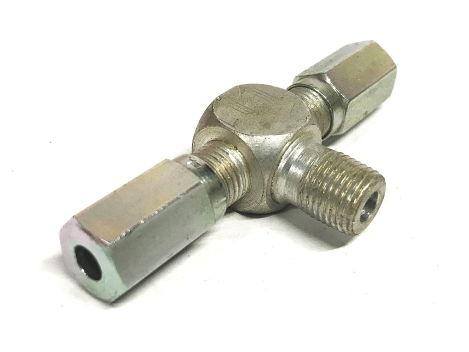 Eaton 3/8 inch x 5/16 inch Compression Fitting Tee FC2875-03 [Lot of 3] NOS