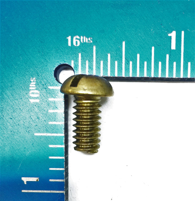 American Fasteners 1/4 X 1/2" Brass Slotted Machine Screw 717936 (50pcs) NOS