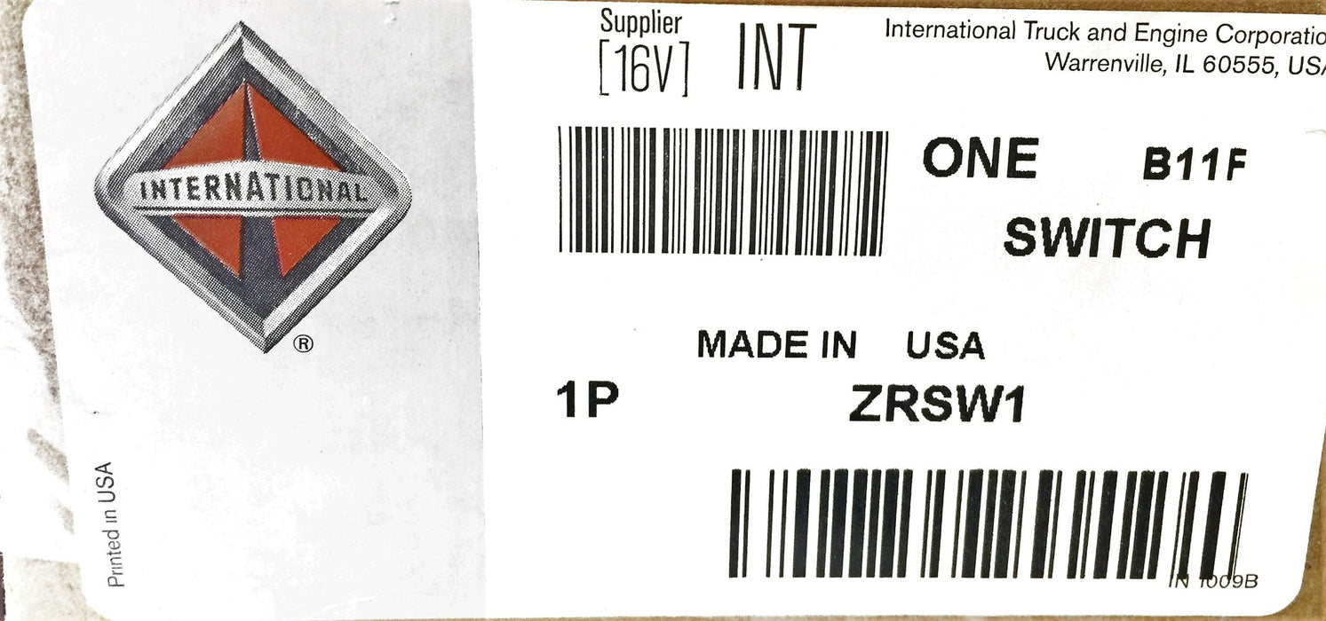 International/Navistar Switch OEM ZRSW1 NOS