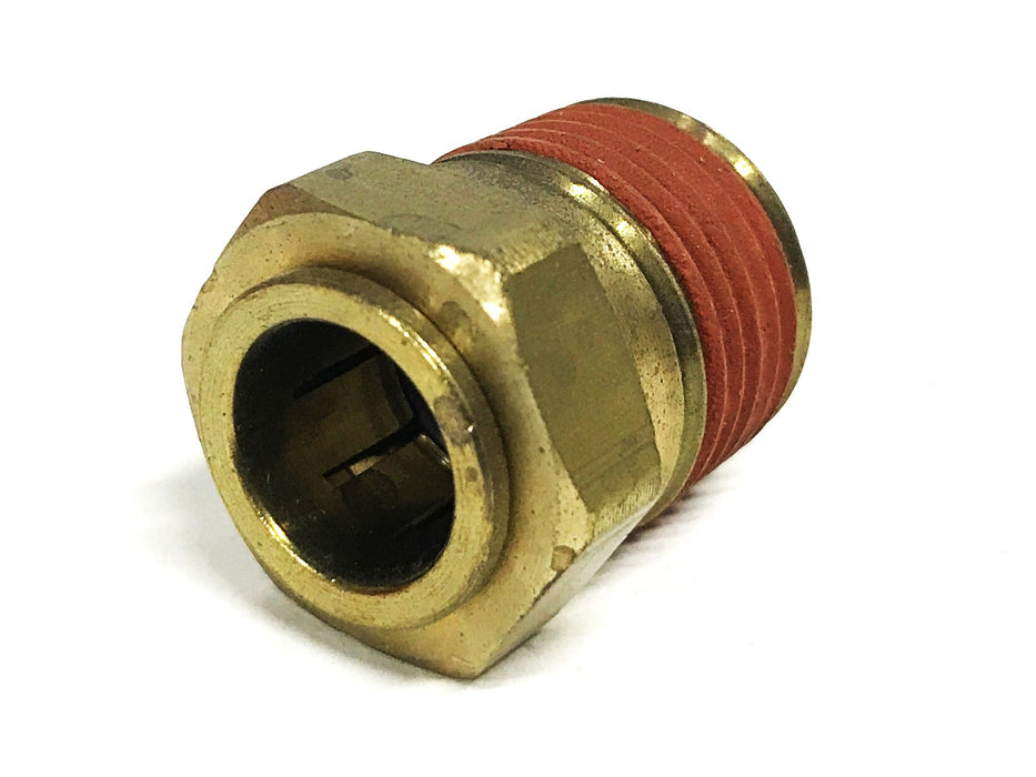 Alcon 1/2 inch Brass Quick Connect Fitting [Lot of 7] NOS