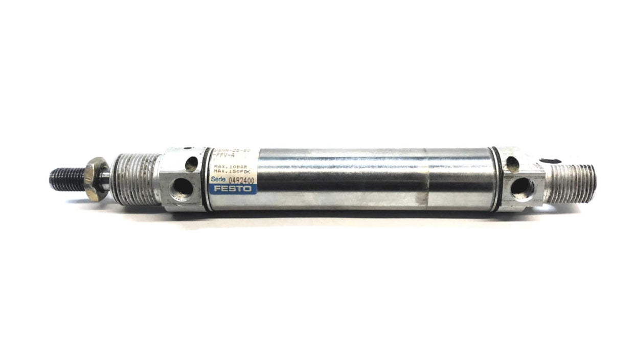 Festo 10 Bar / 150 PSI Max Pneumatic Cylinder DSNN-25-80-PPV-A USED