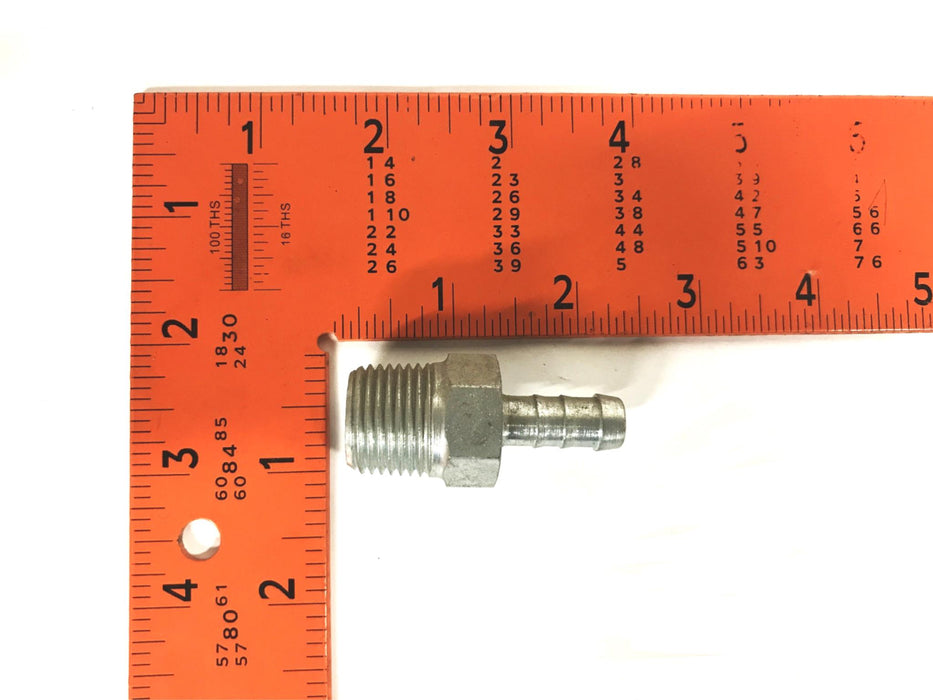 Unbranded 1/4 inch Barb x 7/8 inch Hex Hose Fitting [Lot of 15] NOS