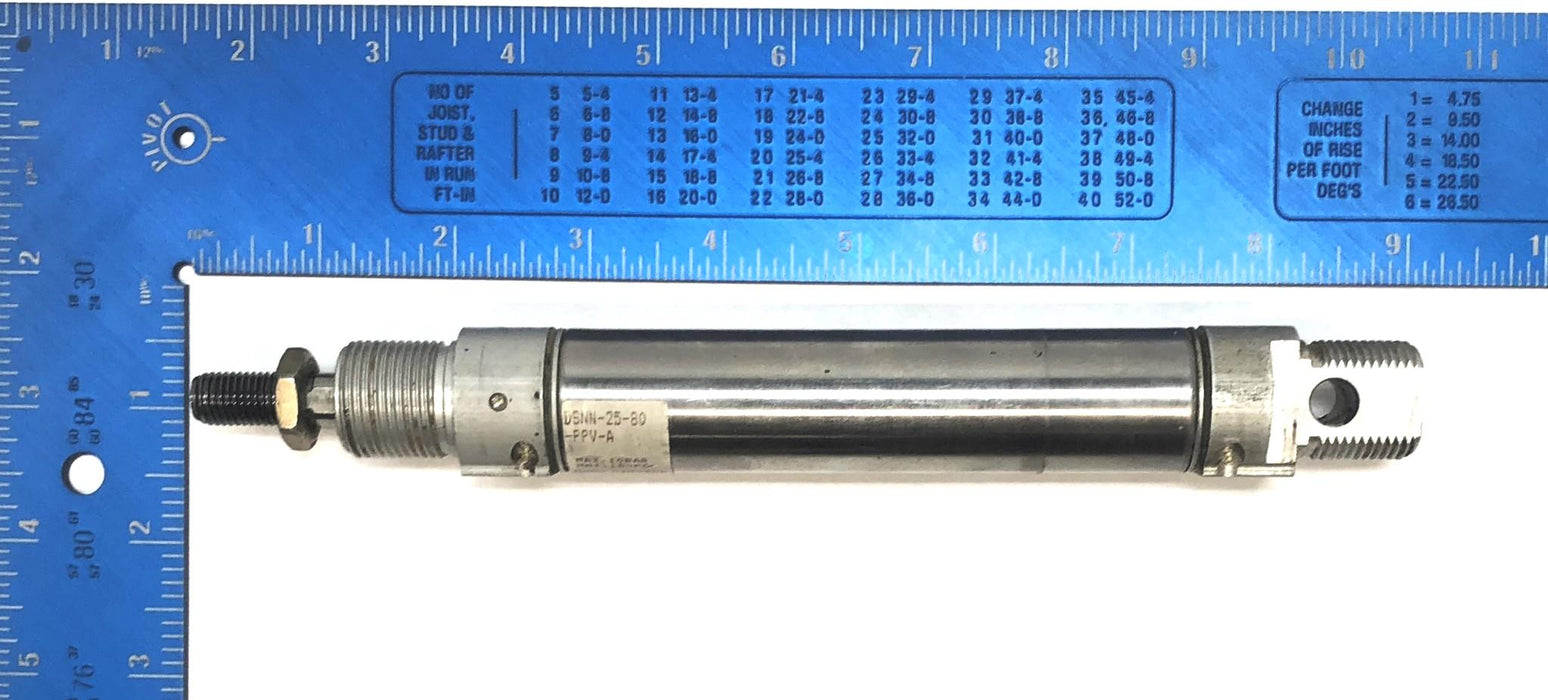 Festo 10 Bar / 150 PSI Max Pneumatic Cylinder DSNN-25-80-PPV-A USED