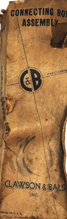 Clawson and Bals Connecting Rod Assembly 157381 NOS