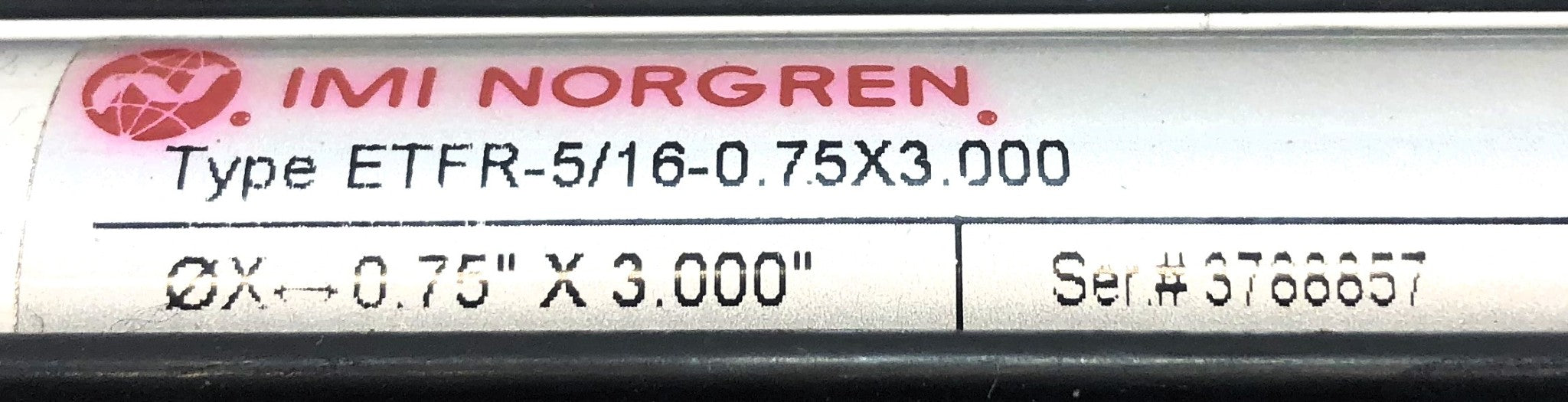 IMI Norgren Pneumatic Cylinder ETFR-5/16-0.75X3.000 NOS