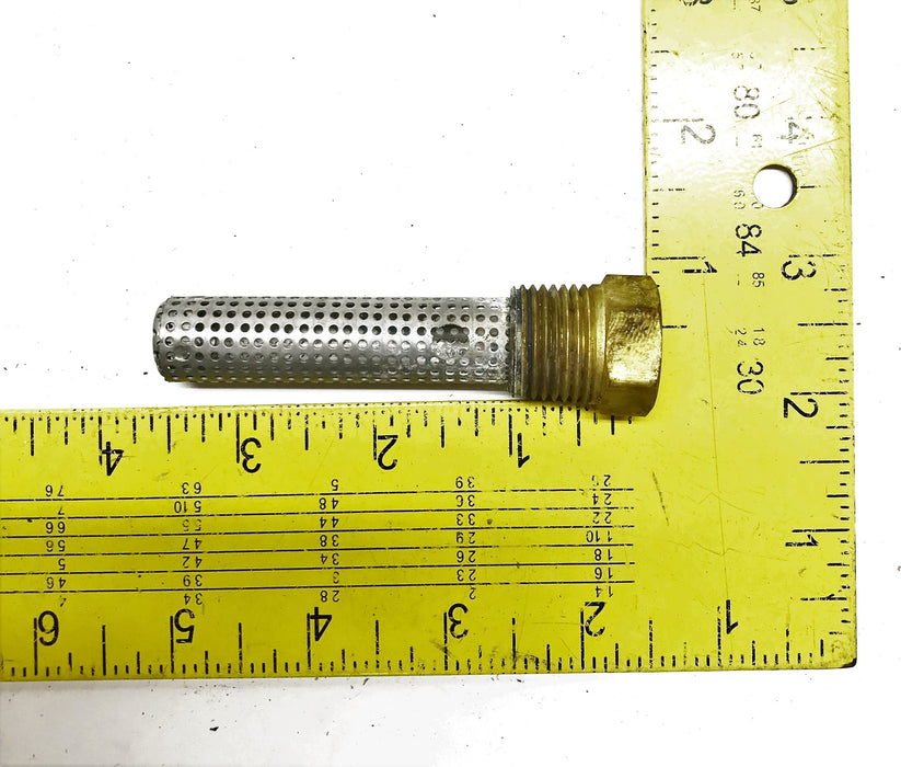Sarco Stainless Steel Strainer w/ Brass Bushing 6-B & 3-A NOS