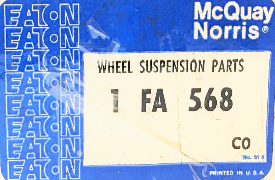 McQuay-Norris Steering Idler Arm FA568 NOS