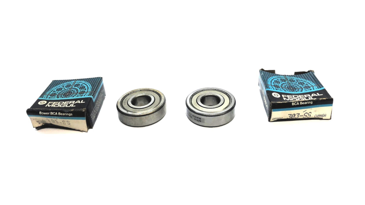 Federal-Mogul NTN Alternator Bearing 303-SS (6303Z) [Lot of 2] NOS