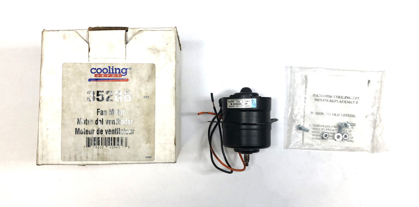 Unimotor Radiator Cooling Fan Motor 35288 NOS