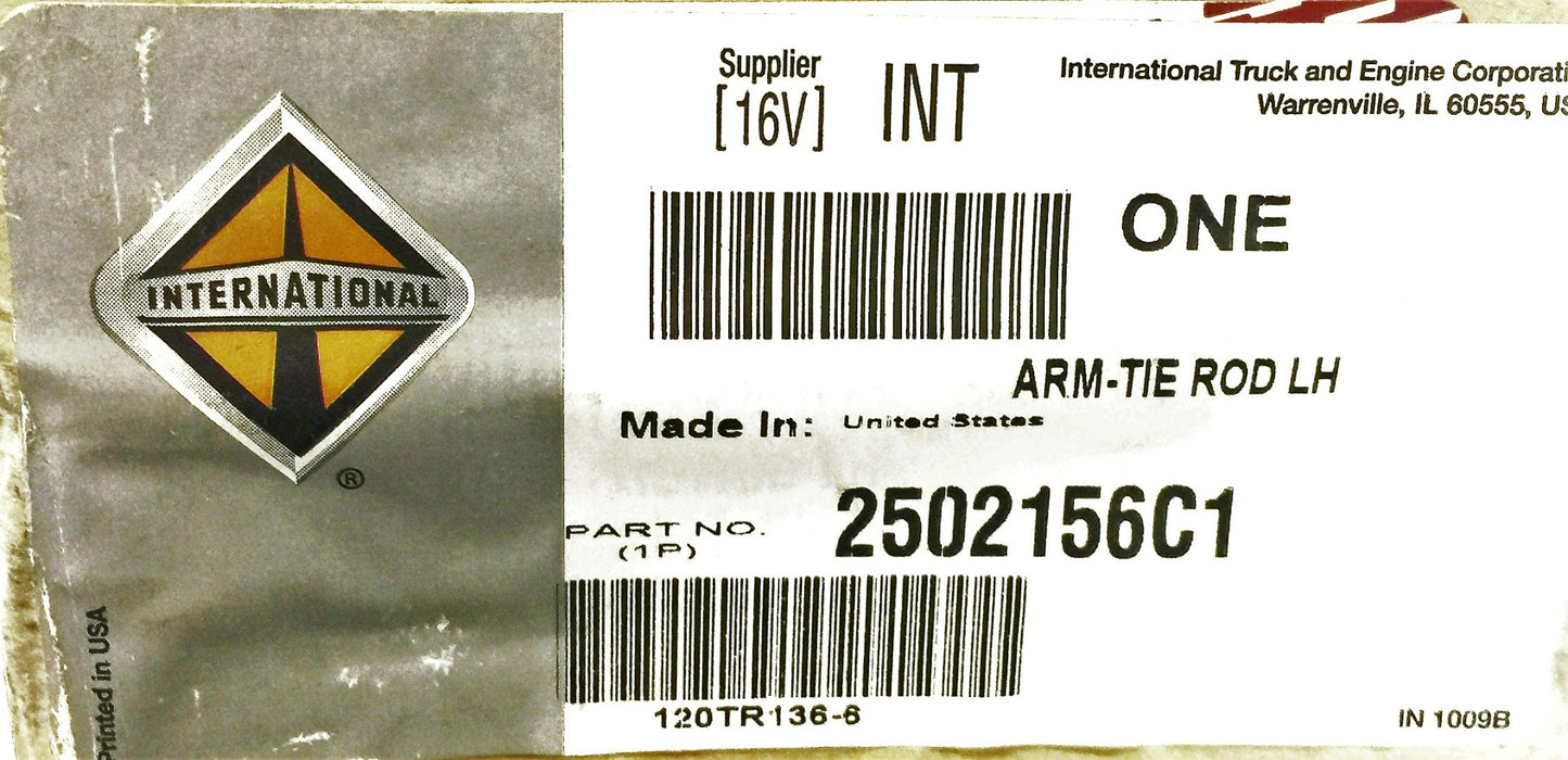International/Navistar Arm-Tie Rod LH OEM 2502156C1 NOS