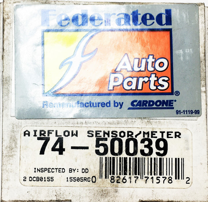 Federated Auto Parts Cardone Airflow Sensor Meter 74-50039 REMANUFACTURED