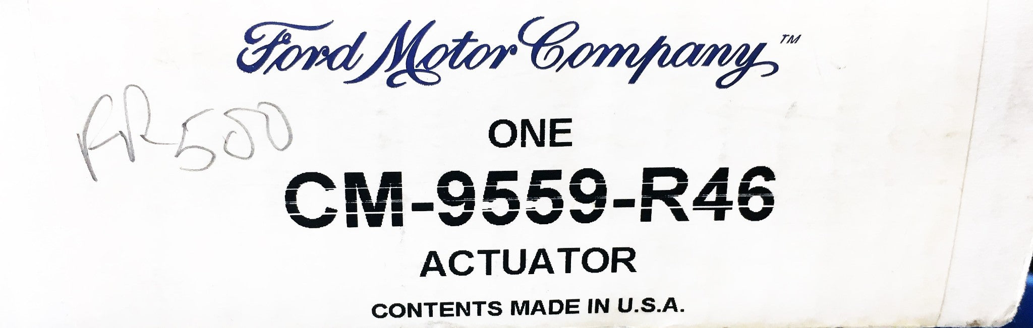 Ford Manifold Actuator CM-9559-R46 (9L492) USED