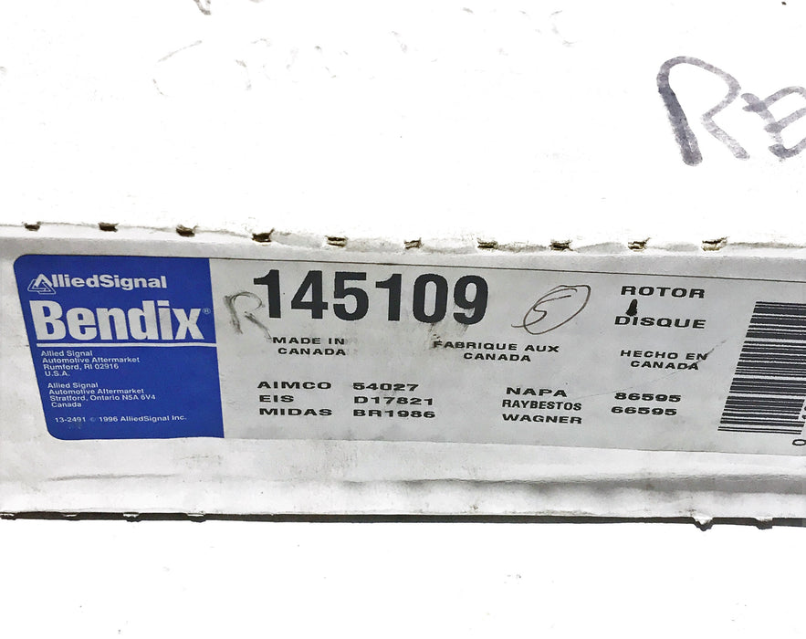 Bendix Brake Rotor 145109 NOS
