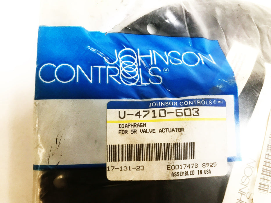 Johnson Controls 12" Diaphragm V-4710-603 NOS