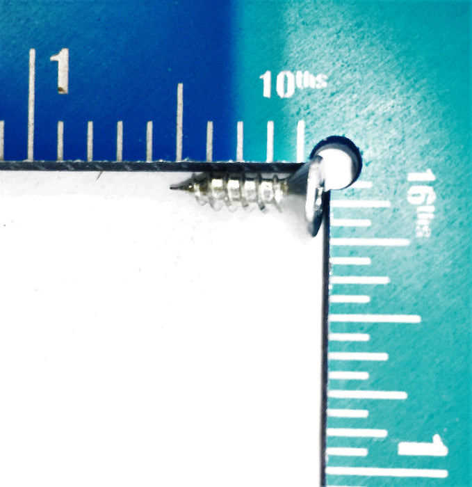 American Bolt and Screw 6 X 1/2" Phillips Flat Zinc Wood Screw 5305-177 (490pcs)