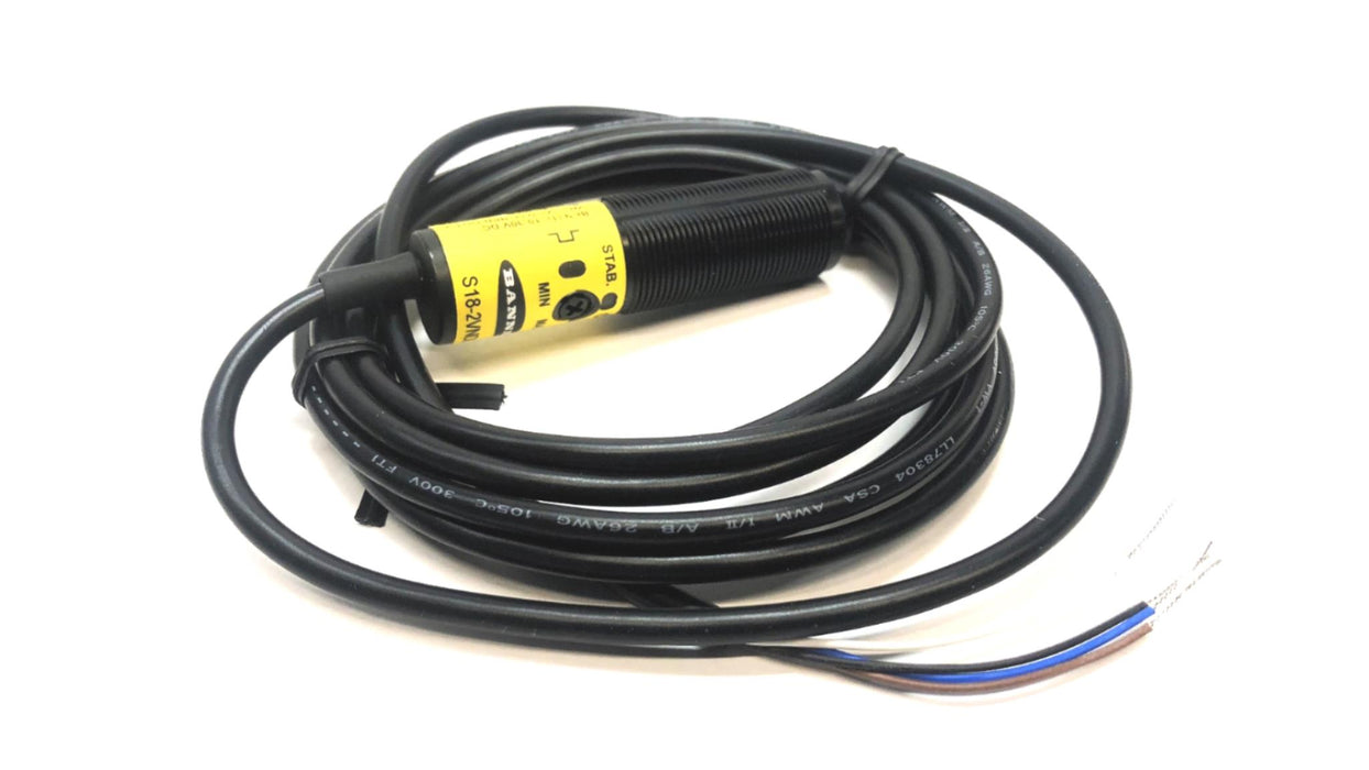 Banner Engineering Diffuse Optical Sensor S18-2VNDL-2M NOS