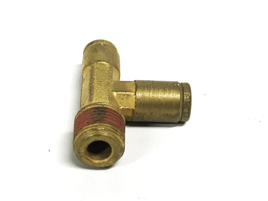 Unbranded Brass 1/8 inch Male x 1/8 inch Quick Connect Tee [Lot of 7] NOS