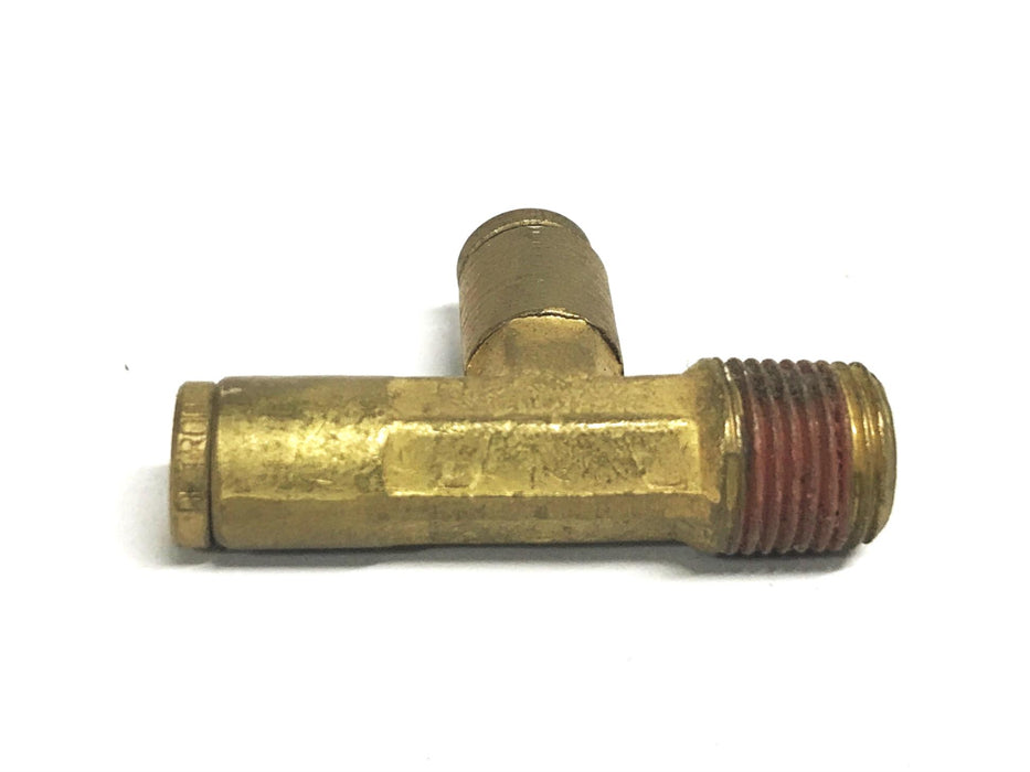 Unbranded Brass 1/8 inch Male x 1/8 inch Quick Connect Tee [Lot of 7] NOS