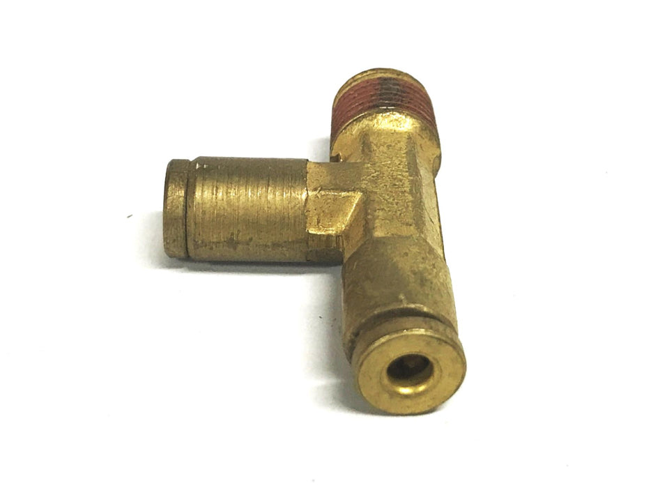 Unbranded Brass 1/8 inch Male x 1/8 inch Quick Connect Tee [Lot of 7] NOS