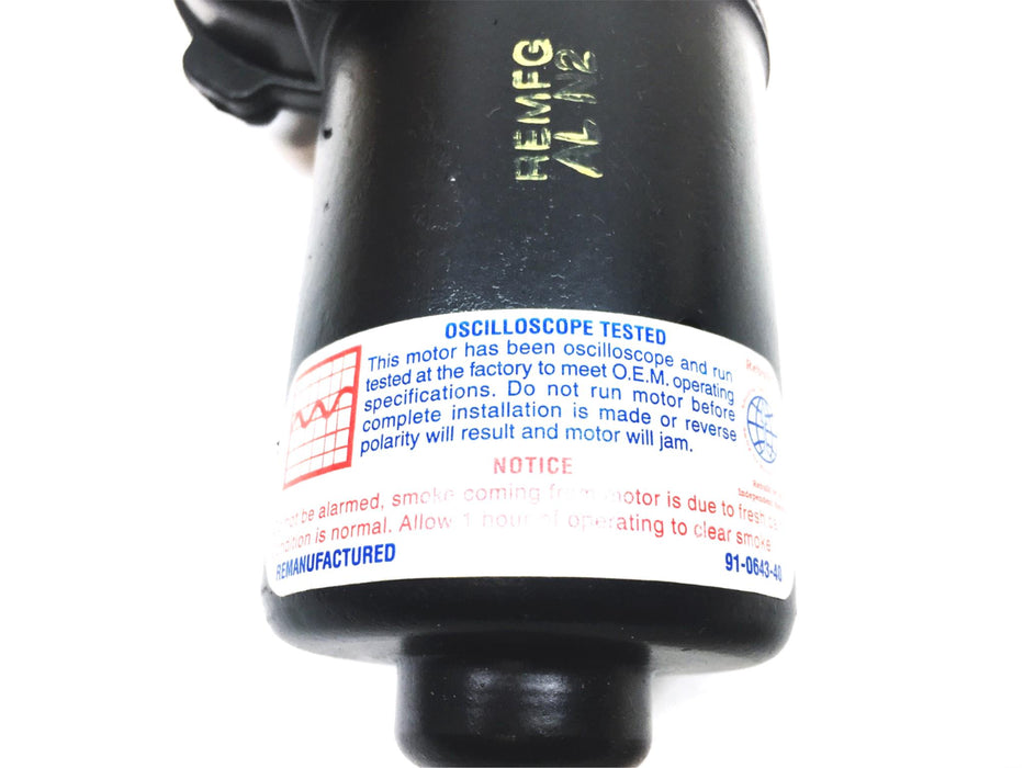 Federated Auto Parts Cardone Wiper Motor 40-387 REMANUFACTURED