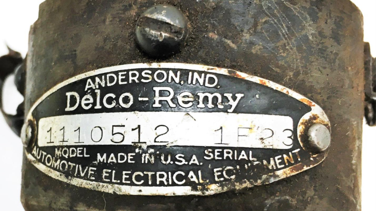 Delco Remy 1941-42 Nash Distributor 1110512 (1F23) PARTS ONLY