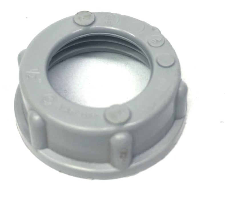 Crouse & Hinds 1/2" Conduit Bushing, Gray Plastic, Insulating LOT OF 10 NOS