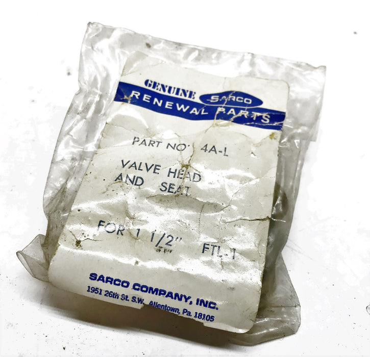 Sarco Valve Head & Seat Assembly 57413 (4AL) NOS