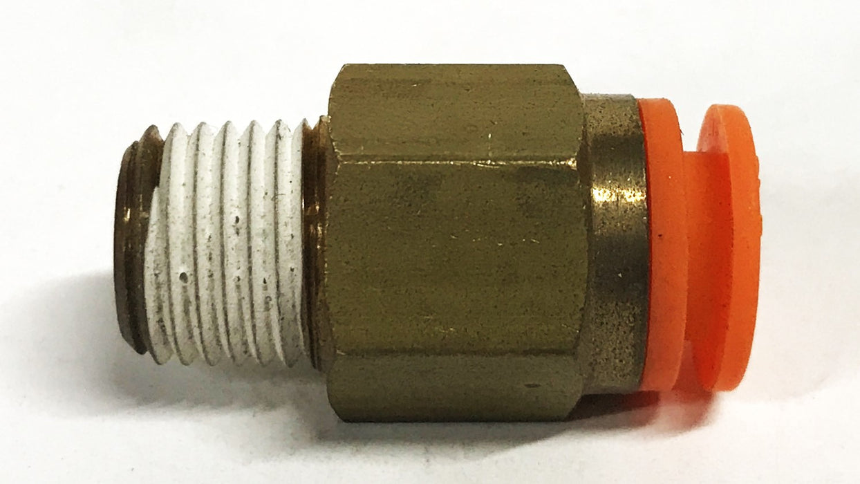 SMC Brass 3/8 Quick Connect to 1/4 Male NPT [Lot of 11] NOS