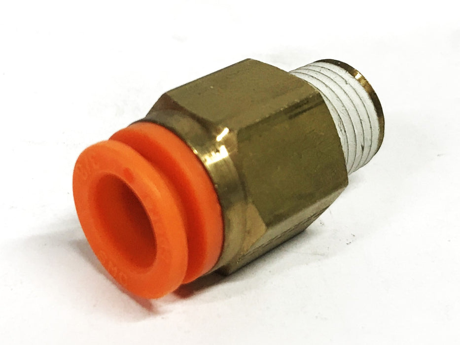 SMC Brass 3/8 Quick Connect to 1/4 Male NPT [Lot of 11] NOS