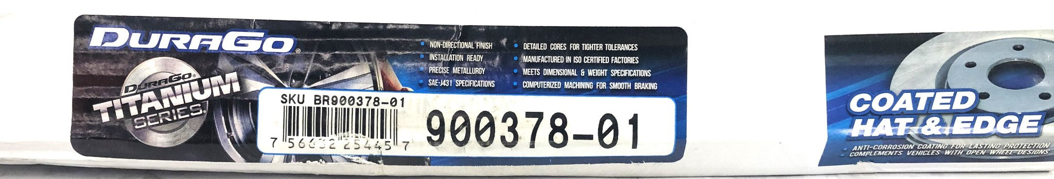 DuraGo Brake Disc Rotor BR900378-01 (900378-01) NOS