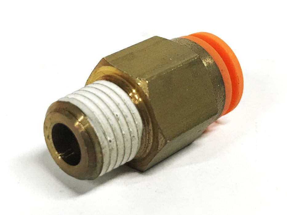 SMC Brass 3/8 Quick Connect to 1/4 Male NPT [Lot of 11] NOS