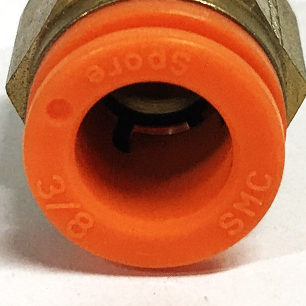 SMC Brass 3/8 Quick Connect to 1/4 Male NPT [Lot of 11] NOS