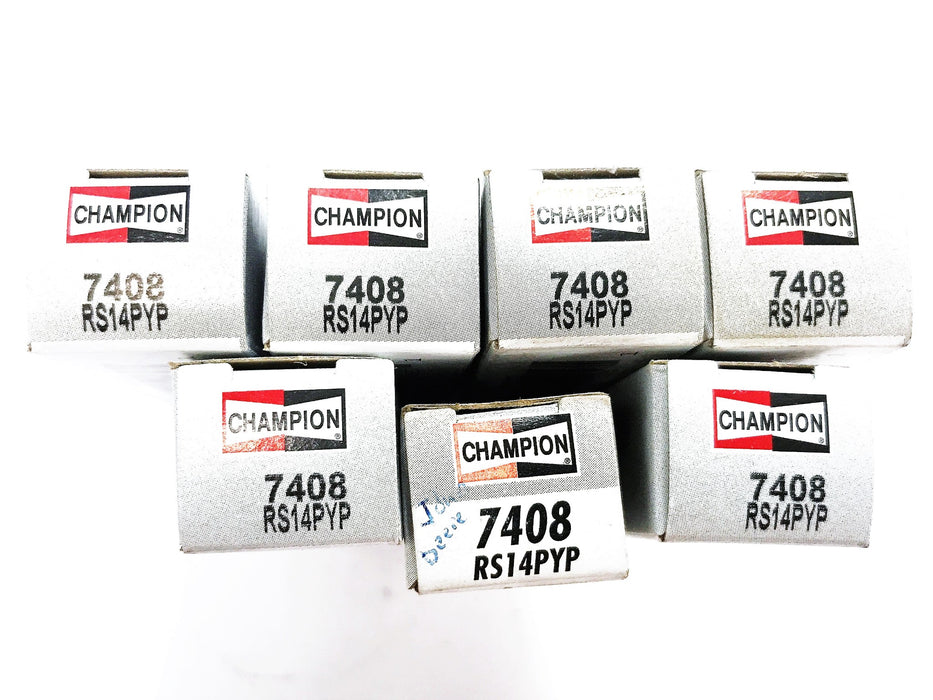 Champion Double Platinum Spark Plugs 7408 [Lot of 7 NOS