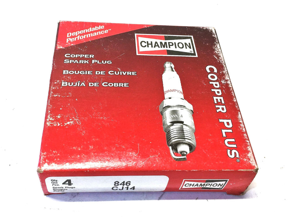 Champion Spark Plugs (Pack of 4) 846-CJ14 NOS