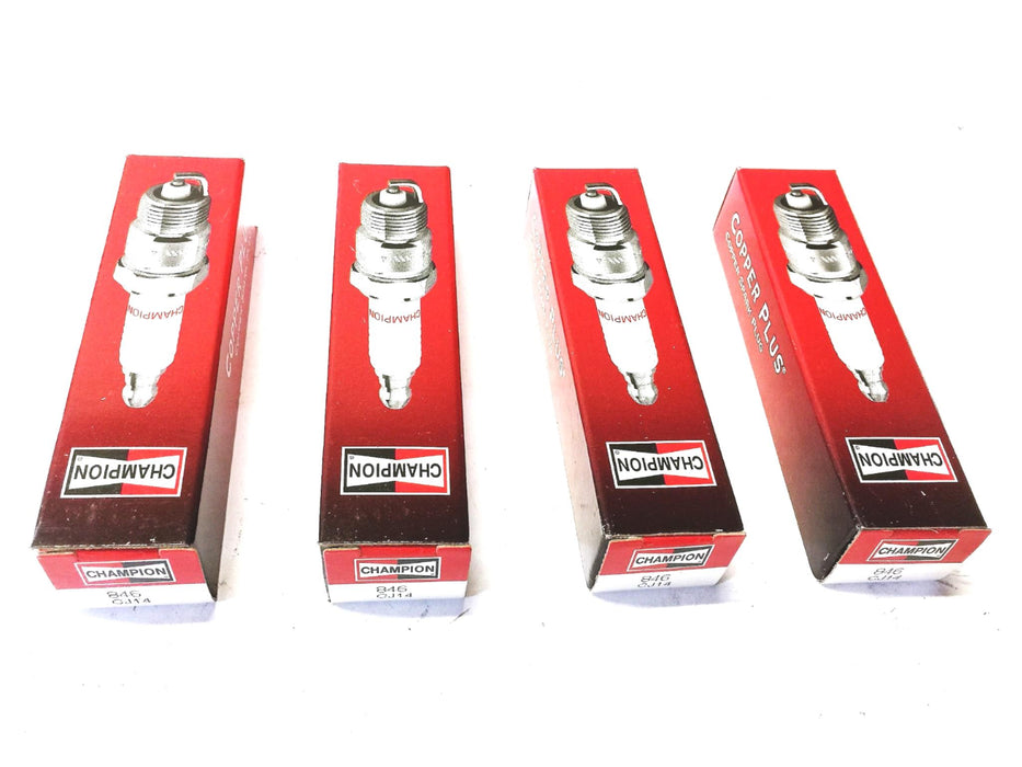 Champion Spark Plugs (Pack of 4) 846-CJ14 NOS