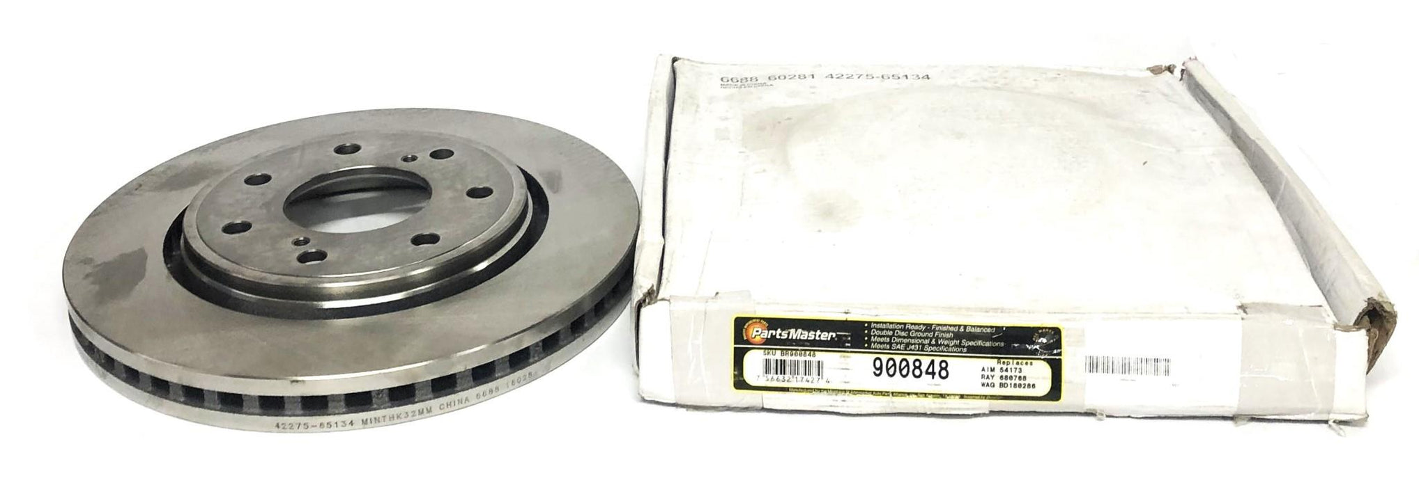 Parts Master Front disc Brake Rotor BR900848 (900848) NOS