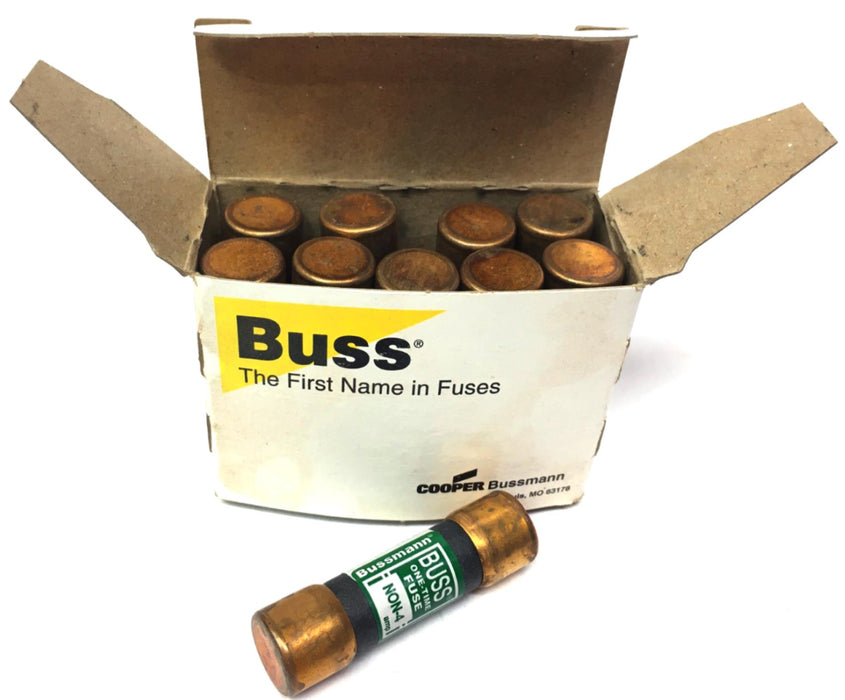 Bussmann NON-4 ONE TIME 250V K19  [BOX OF 10] NOS