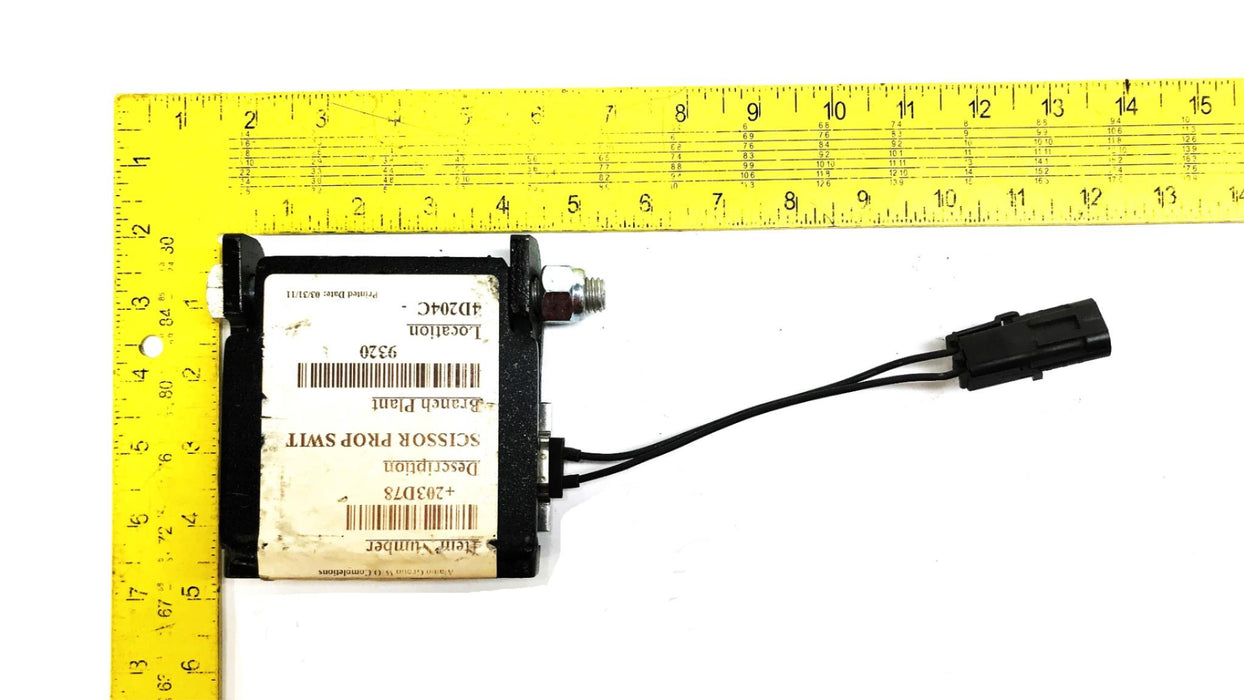 Alamo Scissor Prop Switch Assembly 203D78 NOS