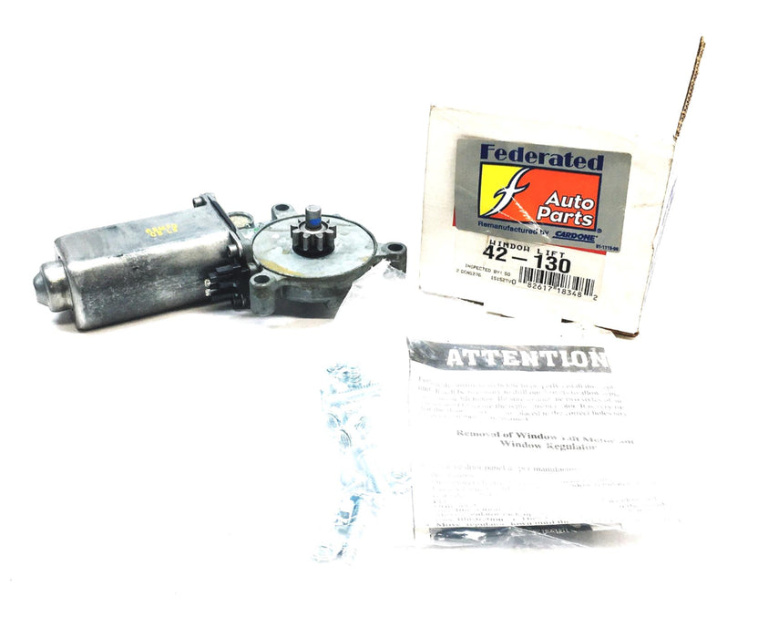 Federated Auto Parts Cardone Window Lift Motor 42-130 REMANUFACTURED