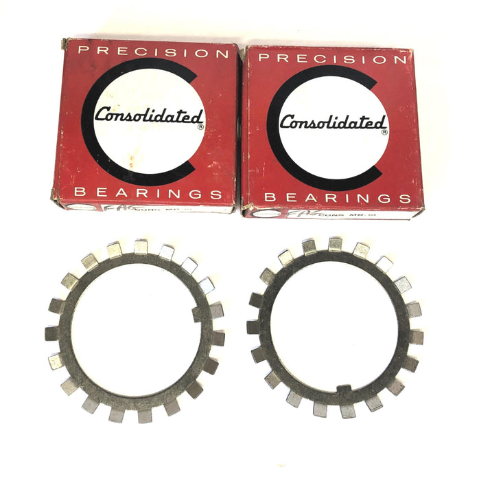 Consolidated Lock Nut Washer MB-18 [Lot of 2] NOS