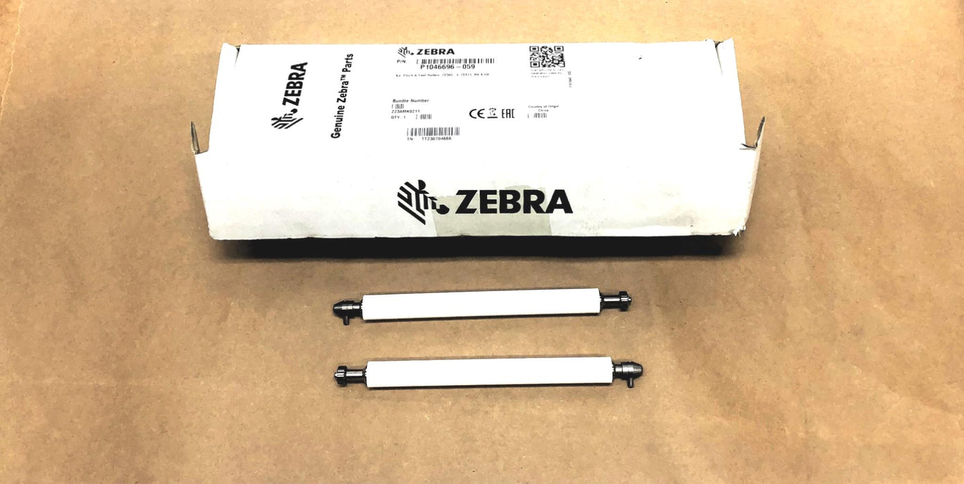 Zebra LH/RH Pinch & Peel Roller Kit P1046696-059 (ZE500 / ZE511) NOS