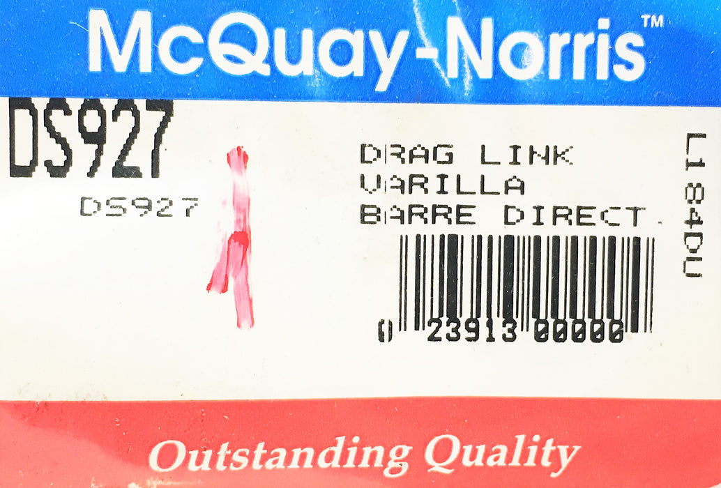 McQuay-Norris Steering Tie Rod End DS927 NOS